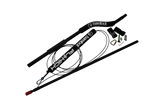 Full set of the Deluxe Single / Straight Contour Boom, including the boom bar, cables, and attachment hardware.
