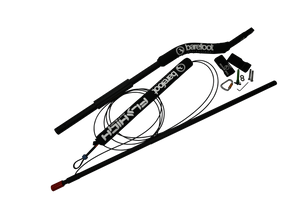 Full set of the Deluxe Single / Straight Contour Boom, including the boom bar, cables, and attachment hardware.