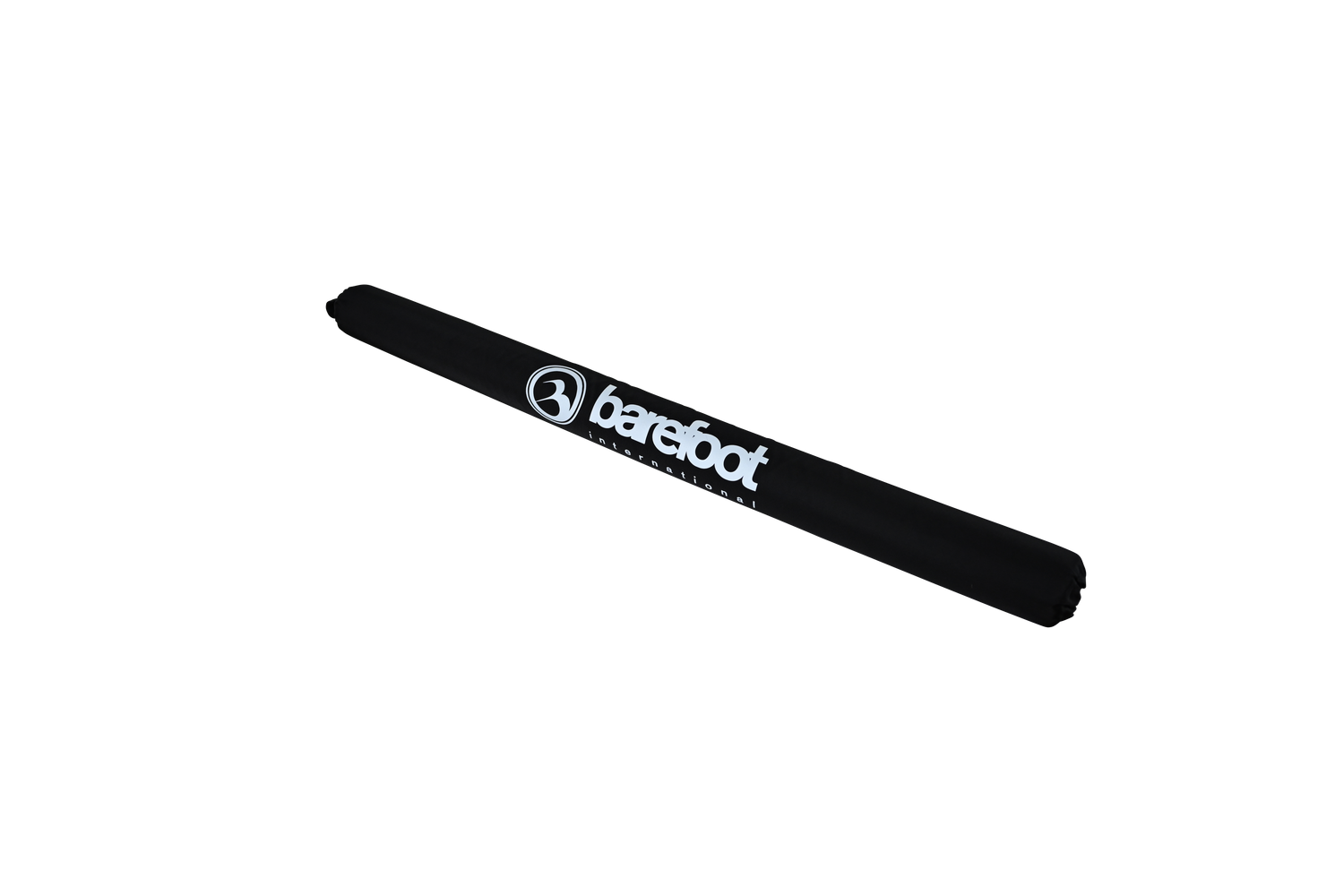 Side view of the Cable Protector & Shock Tube, showcasing its cylindrical shape with a black exterior and white branding.