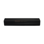 Black Gunnel Saver with a ridged design and "Fly High" branding on the surface.