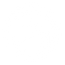 Barefoot International circular emblem in white, showcasing a stylized "B" inside a double-ringed border.