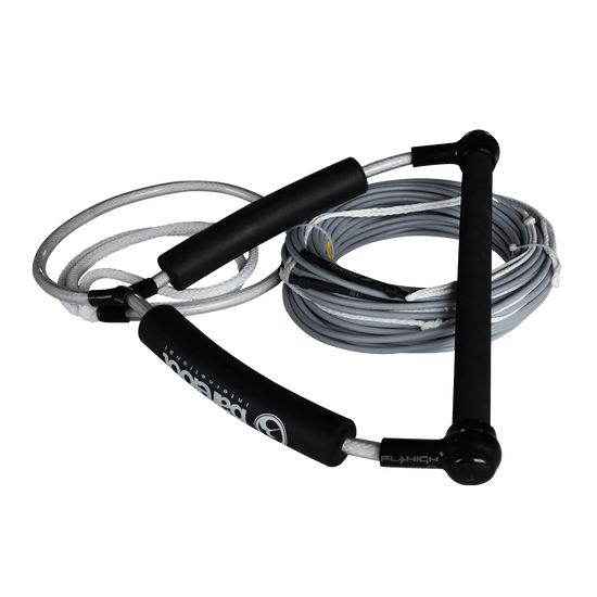 BI Silver Spectra Rope  w/ PVC & Float  core 100' long with 15" Wake Handle Combo (M1031-C)