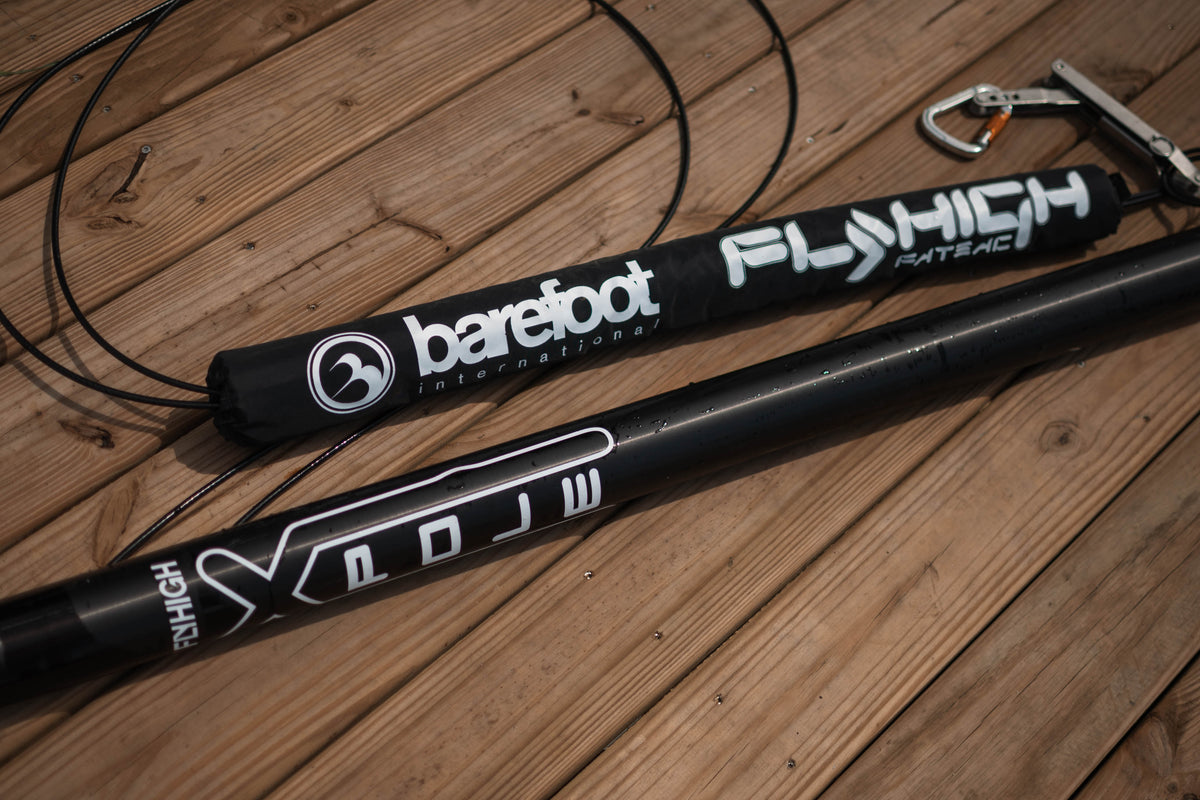 barefoot fishing pole Fly High Pylon X-Poles Splits into 2 pieces for easy storage Fly High X-Pole 72" Extension